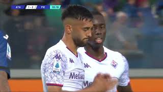 Highlights Atalanta vs Fiorentina 23  Belotti 2 Nico Gonzalez [upl. by Hubsher44]