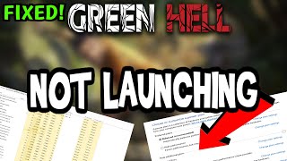 How to Fix Green Hell not Launching 100Fix [upl. by Cerf396]