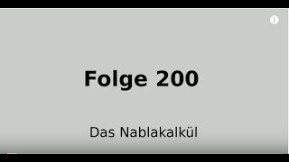 Der NablaKalkül Nablaoperator Vektoranalysis Folge 200 [upl. by Arlette]