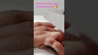 Limado de uñas para semipermanente 💅 [upl. by Dan660]