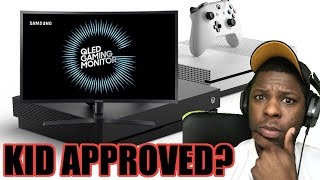 Samsung CHG70 QLED Monitor The Best Monitor For Xbox One X  REVIEW [upl. by Rehpitsirhc808]