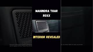 Mahindra Thar Roxx 5Doors Interior Revealed ℹ️ [upl. by Iams]