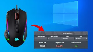 How To Check Your Mouse DPI In Windows 2024 [upl. by Denbrook]