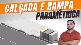 Como criar Calçada e Rampa de Acesso no Revit [upl. by Sinnaiy]