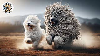 Great Pyrenees vs Komondor The Ultimate Battle of Strength and Guardian Instincts [upl. by Teiluj]