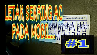 Letak Sekring AC Mobil Toyota Rush [upl. by Anehsuc]