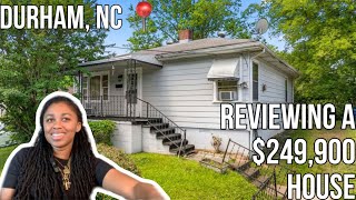 REVIEWING A 249900 HOUSE IN DURHAM NC  ZILLOW [upl. by Aronaele]