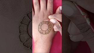 Easy and beautiful mehndi design। back hand ✋ mehndi। mehndi mehndi youtubeshorts mehandi shorts [upl. by Ebsen]