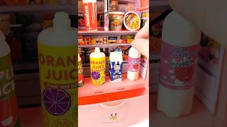 Satisfying with Unboxing amp Review Miniature Fridge Set  ASMR Video no music asmrtoys [upl. by Grae]