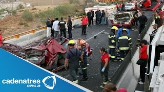 Choque en carretera CuautlaAmecameca deja tres heridos y un muerto [upl. by Ydnis]