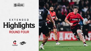 Round 4  Crusaders v Hurricanes  Highlights 2024 [upl. by Drusi]