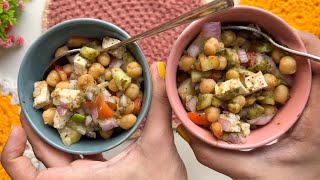 Easy and tasty Chickpeas Chaat  Ramadan Special  Healthy indian recipes [upl. by Nowahs]