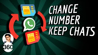 WhatsApp Number Change How to Move All Your Chats to a New Number Without Losing Data [upl. by Nairbal]