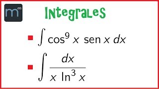 Integrales inmediatas integral de una función elevada a un número [upl. by Colette]