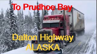 Truckers And Haulers In The Icyroad of Dalton Highway ALASKA🇺🇸 [upl. by Assennev]