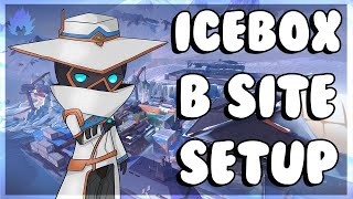 Cypher Setups Icebox B Site  Valorant [upl. by Jala511]