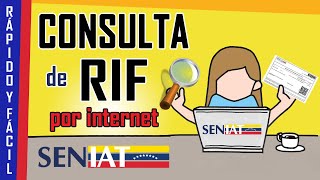 Cómo CONSULTAR un RIF por INTERNET ✅ [upl. by Ennayhc]