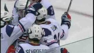 IIHF 2009 WJC  USA vs Canada highlights [upl. by Yelhak738]