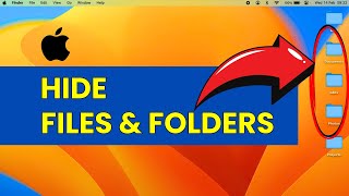 How To Hide Files amp Folders From Desktop in Mac MacBook Pro amp Air [upl. by Polad831]