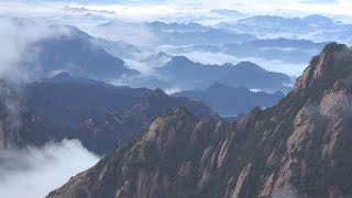 황산 운해 黃山雲海  天都峰  Huangshan Celestial Capital Peak in China 4K [upl. by Euqnomod]