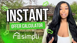 Instantly Calculate Your Wholesale Offer Price  ReSimpli Calculator [upl. by Pulling]