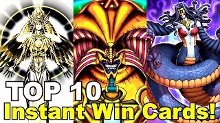 TOP 10 Instant Win Yugioh Cards [upl. by Hsekin]