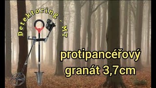 Detektor kovu  Protipancéřový granát 37 cm [upl. by Hilaria]