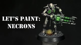 Lets Paint Necrons [upl. by Dewayne]