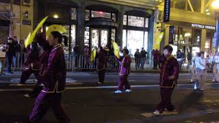 San Francisco Chinese New Year Parade 2018 North America Dong Yue Tai Chi Association [upl. by Rehttam]