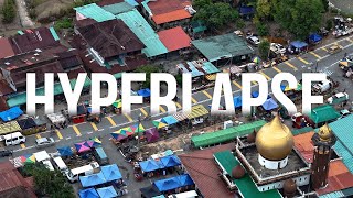 PASAR PAGI CHANGKAT IBOL HYPERLAPSE DRONE VIDEO [upl. by Jangro]