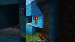 Secure Redstone Key card door in Minecraft minecraft minecraftbuilding [upl. by Ylrehc837]