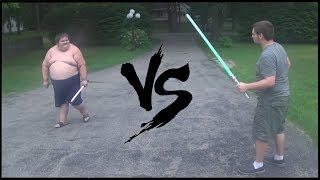 FAT GUY VS PADAWAN [upl. by Shanks]