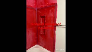 Redgard waterproof installation process [upl. by Jeth212]