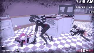 Killing EveryoneIncluding Nemesis In Mission ModeNo Garbage Bags  Yandere Simulator [upl. by Adnical781]