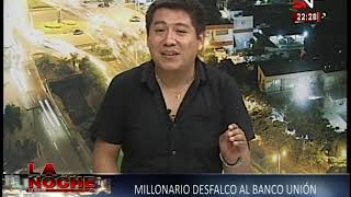 Entrevista del desfalco al Banco Unión por el Mgr Jorge Arias [upl. by Ydnes]