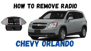 Chevrolet ORLANDOHow to Remove radioустановка головного устройства [upl. by Jehu]