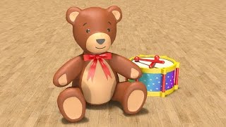 Educational cartoons for children babies 1 year Learn baby toys in English [upl. by Einahc]