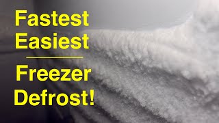 Simple Way to ● Defrost Your Freezer  no effort [upl. by Besse945]