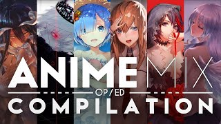 Ultimate Anime Openings  Endings Compilation FULL SONGS 8 Hour mix 22 Years of Anime [upl. by Nnaoj504]