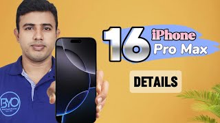 iPhone 16 Pro Max Pricing Specs amp Reviews [upl. by Mencher600]