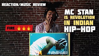 MC STAN 👽  TADIPAAR ReactionMusic Review 1 [upl. by Pearline]