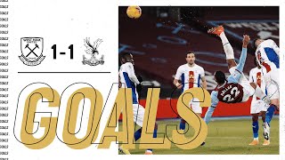 GOALS  WEST HAM UNITED 11 CRYSTAL PALACE [upl. by Hgieliak593]