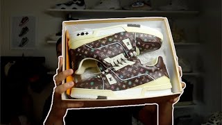 LV by Tyler the Creator LV Trainer Mocha Multicolor Review  ON FOOT [upl. by Kavanagh]