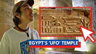 Exploring Egypts UFO Temple 🛸👽Are These Ancient Alien Carvings [upl. by Llered]