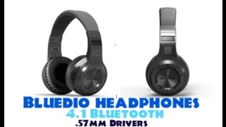 BLUEDIO HT Bluetooth wireless Headphones 57mm Drivers [upl. by Strawn]