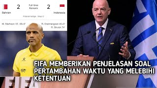 TERNYATA UDAH ADA DI ATURAN FIFA TENTANG PERPANJANGAN WAKTU BEGINI BUNYINYA [upl. by Vincents]