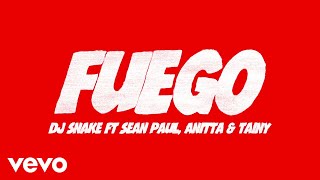 DJ Snake Sean Paul Anitta  Fuego Lyric Video ft Tainy [upl. by Ennovy]