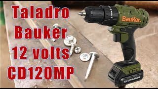 Review taladro inalambrico Bauker CD120MP [upl. by Feola]