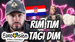 🇭🇷 Baby Lasagna  Rim Tim Tagi Dim Croatia Eurovision 2024 British REACTION [upl. by Dranyam954]