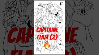 Capitaine Flam 2 🔥 wyllow capitaineflam captainfuture dessinanimé anime annees80 art flam [upl. by Sparrow]